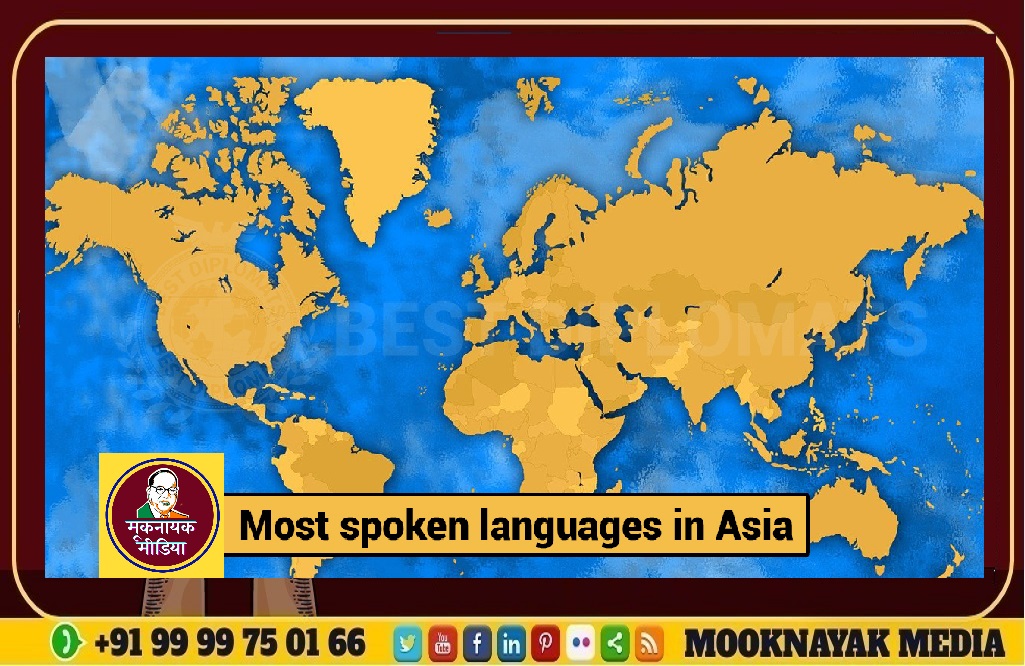 Asia has around 2300 languages and nearly 5 billion people